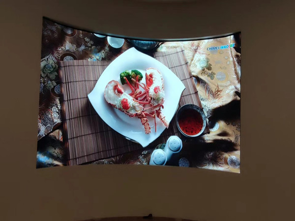 元宝山室内P2.5弧形LED屏